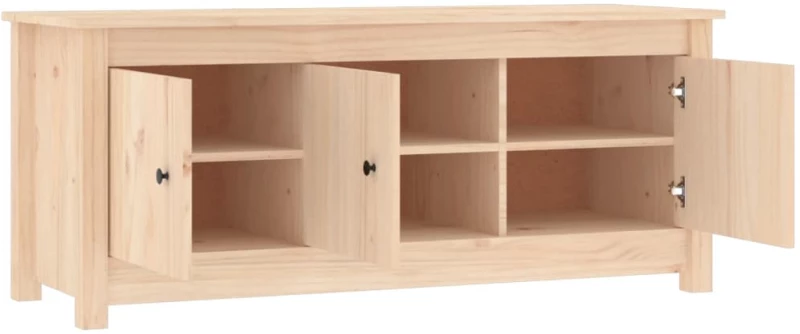 ΠΑΠΟΥΤΣΟΘΗΚΗ 110 X 38 X 45,5 ΕΚ. ΑΠΟ ΜΑΣΙΦ ΞΥΛΟ ΠΕΥΚΟΥ 814599