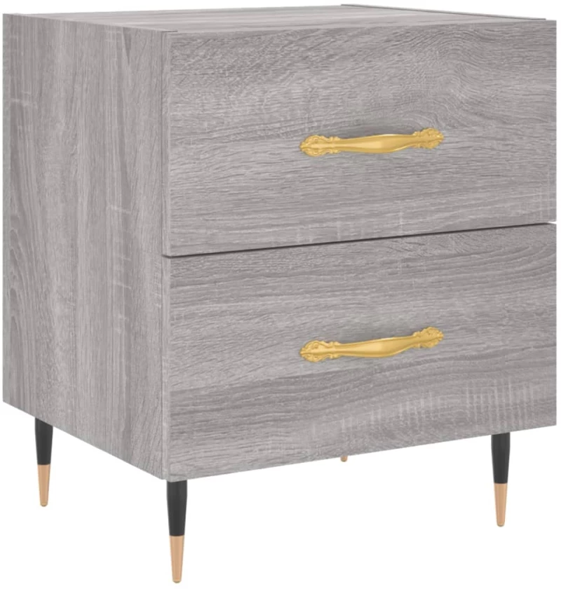 ΚΟΜΟΔΙΝΟ ΓΚΡΙ SONOMA 40 X 35 X 47,5 ΕΚ. ΑΠΟ ΕΠΕΞΕΡΓΑΣΜΕΝΟ ΞΥΛΟ 827272