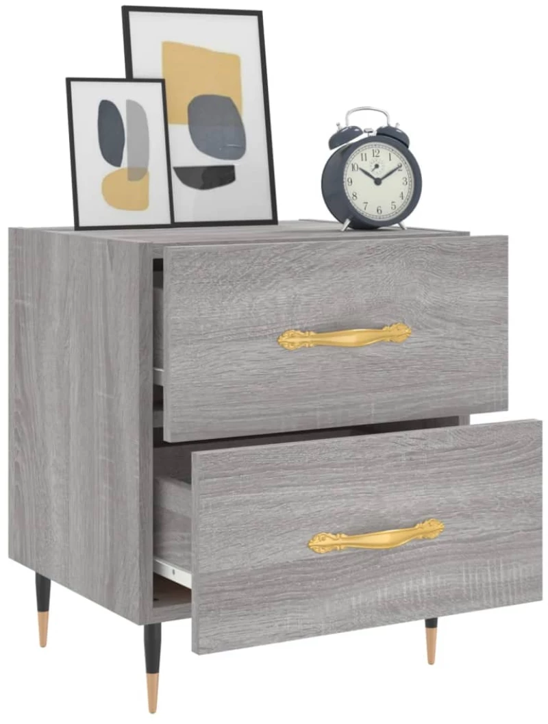 ΚΟΜΟΔΙΝΟ ΓΚΡΙ SONOMA 40 X 35 X 47,5 ΕΚ. ΑΠΟ ΕΠΕΞΕΡΓΑΣΜΕΝΟ ΞΥΛΟ 827272