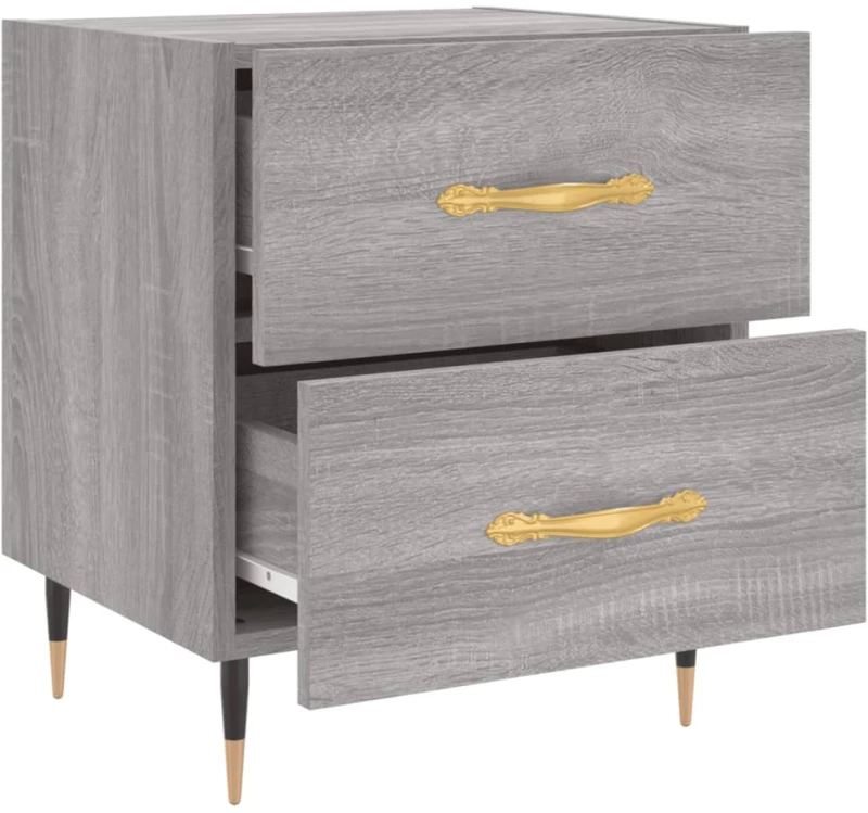 ΚΟΜΟΔΙΝΟ ΓΚΡΙ SONOMA 40 X 35 X 47,5 ΕΚ. ΑΠΟ ΕΠΕΞΕΡΓΑΣΜΕΝΟ ΞΥΛΟ 827272