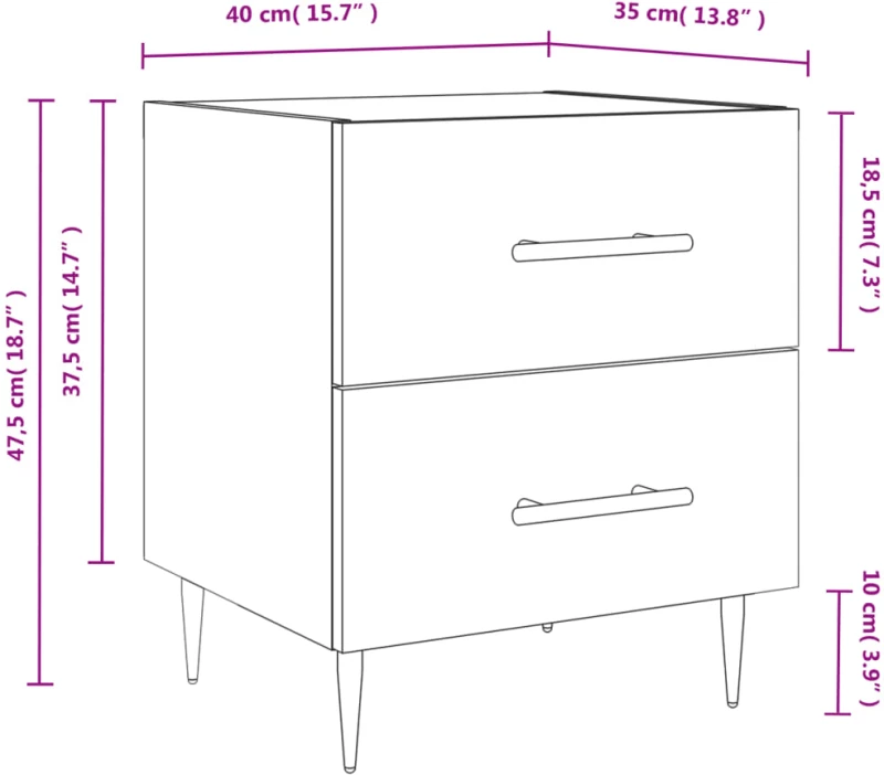 ΚΟΜΟΔΙΝΟ ΚΑΠΝΙΣΤΗ ΔΡΥΣ 40 X 35 X 47,5 ΕΚ. ΑΠΟ ΕΠΕΞΕΡΓ. ΞΥΛΟ 827286