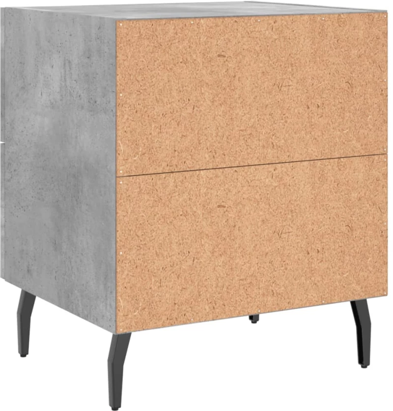 ΚΟΜΟΔΙΝΑ 2 ΤΕΜ. ΓΚΡΙ ΣΚΥΡΟΔΕΜ. 40 X 35 X 47,5 ΕΚ. ΕΠΕΞΕΡΓ. ΞΥΛΟ 827349