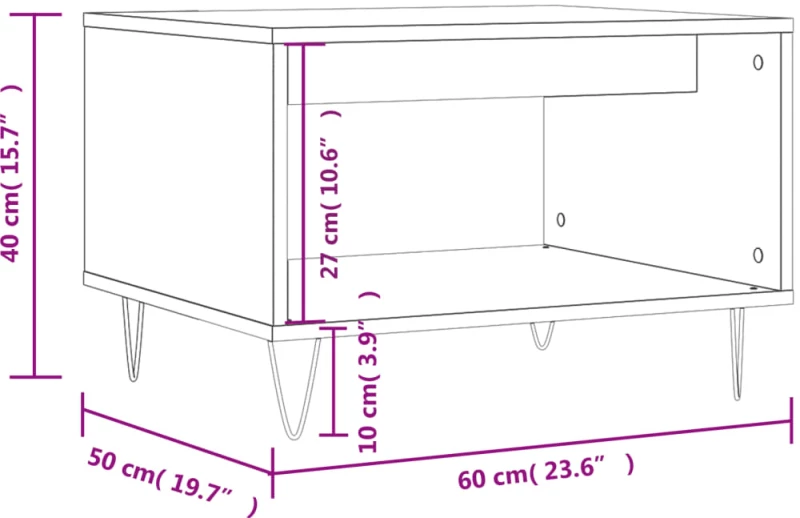 ΤΡΑΠΕΖΑΚΙ ΣΑΛΟΝΙΟΥ ΚΑΠΝΙΣΤΗ ΔΡΥΣ 60X50X40 ΕΚ. ΕΠΕΞΕΡΓ. ΞΥΛΟ 829257