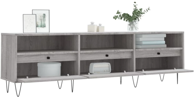 ΈΠΙΠΛΟ ΤΗΛΕΟΡΑΣΗΣ ΓΚΡΙ SONOMA 150X30X44,5 ΕΚ. ΑΠΟ ΕΠΕΞΕΡΓ. ΞΥΛΟ 831282
