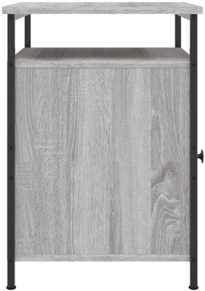 ΚΟΜΟΔΙΝΑ 2 ΤΕΜ. ΓΚΡΙ SONOMA 40X42X60ΕΚ. ΑΠΟ ΕΠΕΞΕΡΓΑΣΜΕΝΟ ΞΥΛΟ 825870