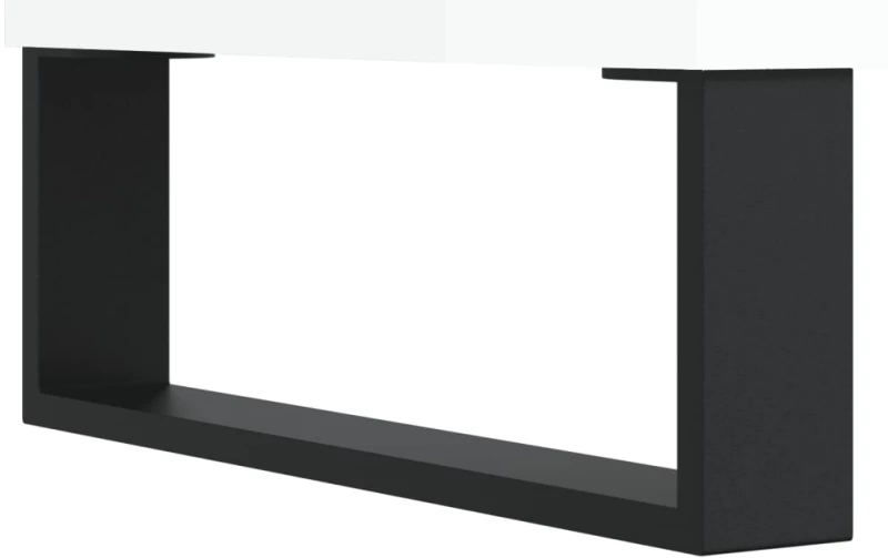 ΚΟΜΟΔΙΝΑ 2 ΤΕΜ. ΓΥΑΛ. ΛΕΥΚΟ 40X35X47,5 ΕΚ. ΕΠΕΞΕΡΓΑΣΜΕΝΟ ΞΥΛΟ 827489