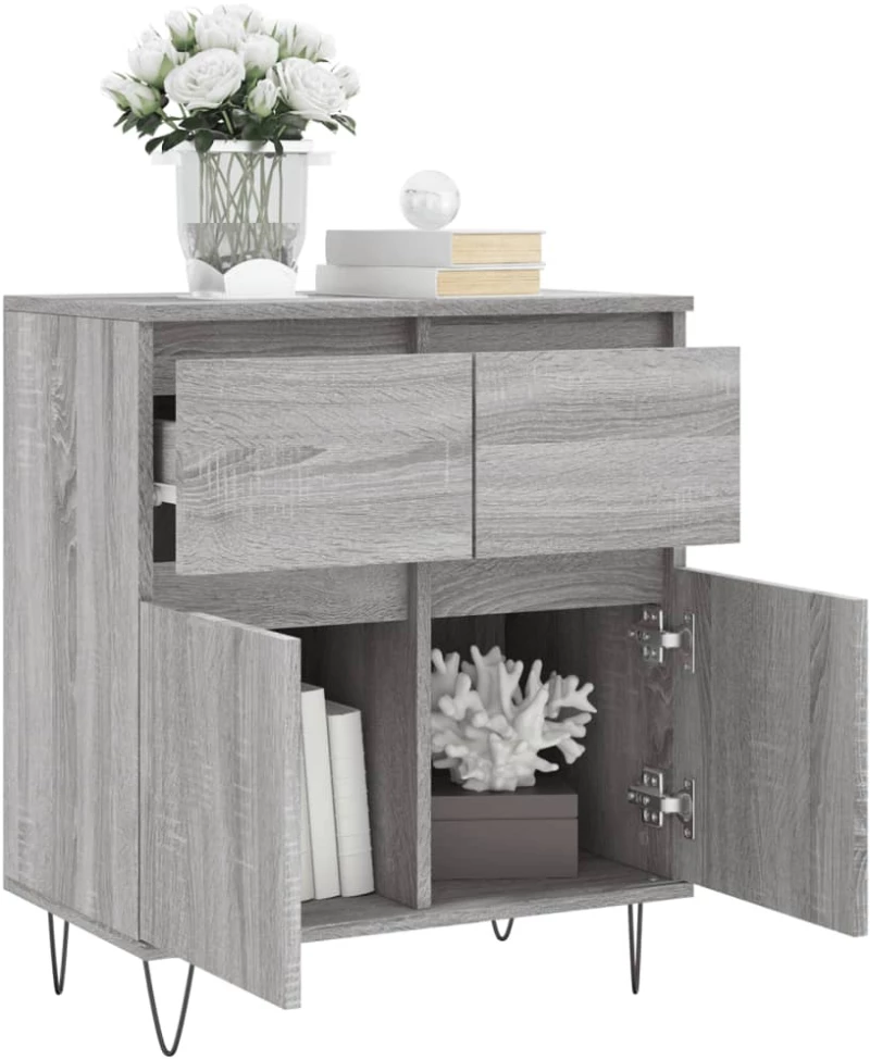 ΝΤΟΥΛΑΠΙ ΓΚΡΙ SONOMA 60X35X70 ΕΚ. ΑΠΟ ΕΠΕΞΕΡΓΑΣΜΕΝΟ ΞΥΛΟ 831122