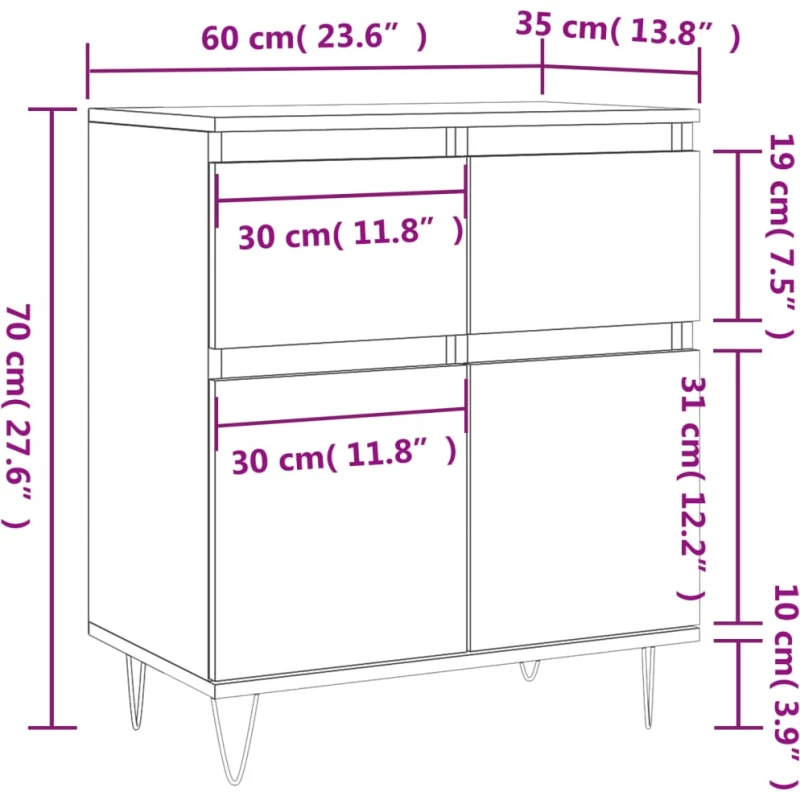 ΝΤΟΥΛΑΠΙ ΚΑΠΝΙΣΤΗ ΔΡΥΣ 60X35X70 ΕΚ. ΑΠΟ ΕΠΕΞΕΡΓΑΣΜΕΝΟ ΞΥΛΟ 831121