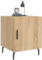 ΚΟΜΟΔΙΝΑ 2 ΤΕΜ. SONOMA ΔΡΥΣ 40X40X50 ΕΚ. ΑΠΟ ΕΠΕΞΕΡΓΑΣΜΕΝΟ ΞΥΛΟ 827603