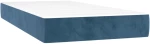 ΚΡΕΒΑΤΙ BOXSPRING ΜΕ ΣΤΡΩΜΑ ΣΚΟΥΡΟ ΜΠΛΕ 90X190 ΕΚ. ΒΕΛΟΥΔΙΝΟ 3129307