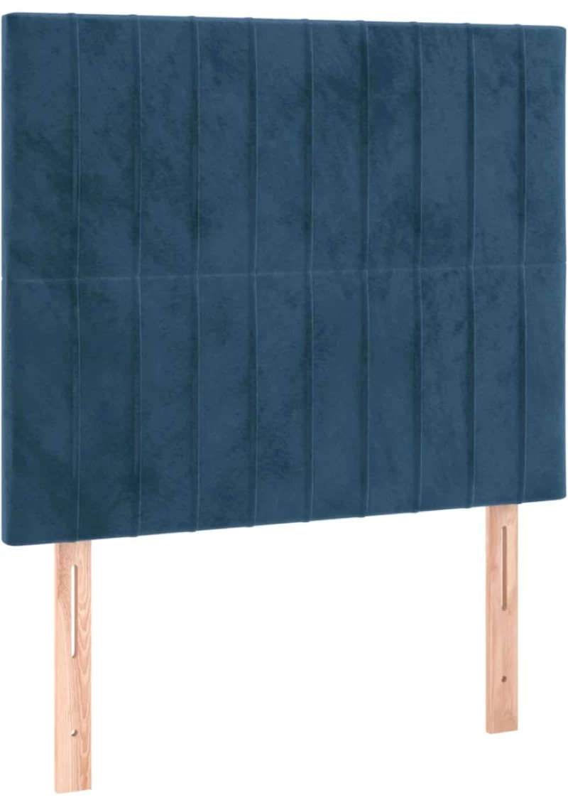 ΚΡΕΒΑΤΙ BOXSPRING ΜΕ ΣΤΡΩΜΑ ΣΚΟΥΡΟ ΜΠΛΕ 90X190 ΕΚ. ΒΕΛΟΥΔΙΝΟ 3129307
