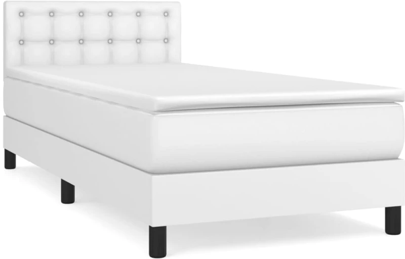 ΚΡΕΒΑΤΙ BOXSPRING ΜΕ ΣΤΡΩΜΑ ΛΕΥΚΟ 90X200ΕΚ. ΑΠΟ ΣΥΝΘΕΤΙΚΟ ΔΕΡΜΑ 3141102