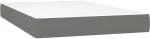ΚΡΕΒΑΤΙ BOXSPRING ΜΕ ΣΤΡΩΜΑ ΣΚΟΥΡΟ ΓΚΡΙ 120X200 ΕΚ. ΥΦΑΣΜΑΤΙΝΟ 3142162