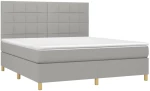 ΚΡΕΒΑΤΙ BOXSPRING ΜΕ ΣΤΡΩΜΑ ΑΝ. ΠΡΑΣΙΝΟ 160X200ΕΚ ΥΦΑΣΜΑΤΙΝΟ 3142345