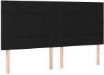 ΚΡΕΒΑΤΙ BOXSPRING ΜΕ ΣΤΡΩΜΑ ΜΑΥΡΟ 160X200 ΕΚ. ΥΦΑΣΜΑΤΙΝΟ 3137167