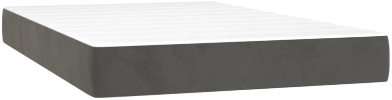 ΚΡΕΒΑΤΙ BOXSPRING ΜΕ ΣΤΡΩΜΑ & LED ΣΚ. ΓΚΡΙ 120X200ΕΚ. ΒΕΛΟΥΔΙΝΟ 3136234