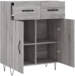 ΝΤΟΥΛΑΠΙ ΓΚΡΙ SONOMA 69,5 X 34 X 90 ΕΚ. ΑΠΟ ΕΠΕΞΕΡΓΑΣΜΕΝΟ ΞΥΛΟ 827978