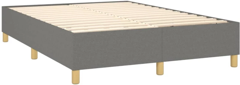 ΚΡΕΒΑΤΙ BOXSPRING ΜΕ ΣΤΡΩΜΑ & LED ΣΚ.ΓΚΡΙ 140X190ΕΚ. ΥΦΑΣΜΑΤΙΝΟ 3135430
