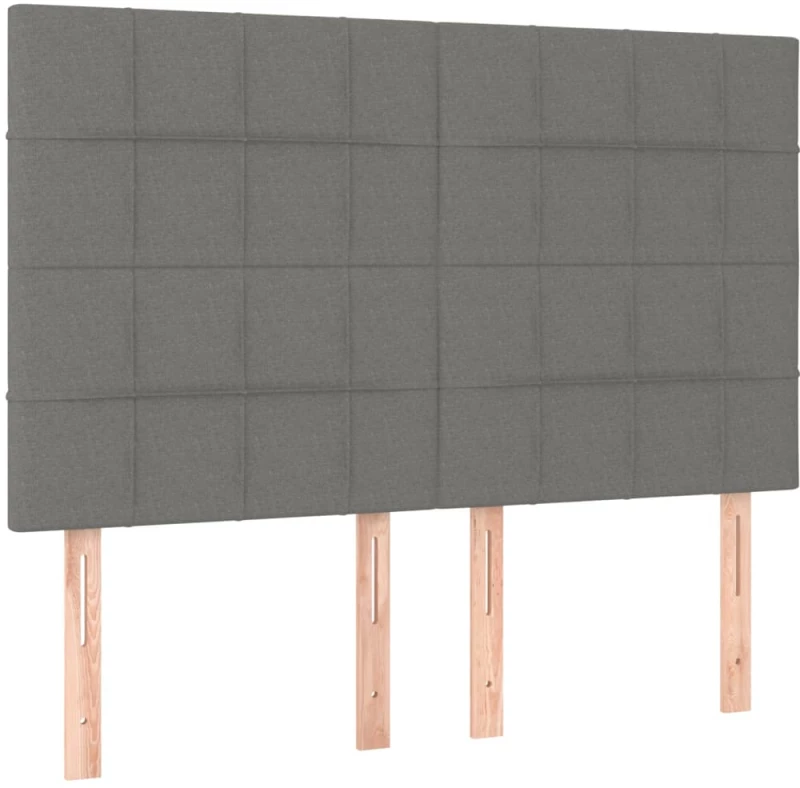 ΚΡΕΒΑΤΙ BOXSPRING ΜΕ ΣΤΡΩΜΑ & LED ΣΚ.ΓΚΡΙ 140X190ΕΚ. ΥΦΑΣΜΑΤΙΝΟ 3135430