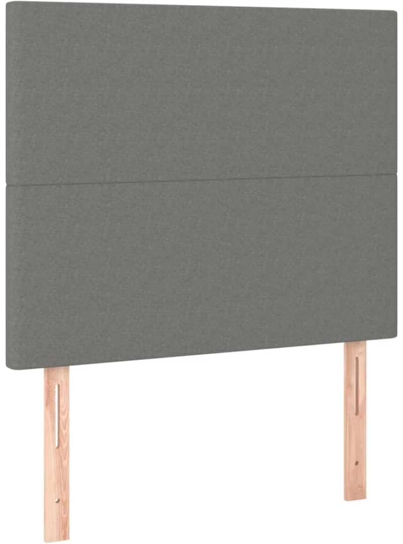 ΚΡΕΒΑΤΙ BOXSPRING ΜΕ ΣΤΡΩΜΑ ΣΚΟΥΡΟ ΓΚΡΙ 90X200 ΕΚ. ΥΦΑΣΜΑΤΙΝΟ 3136406
