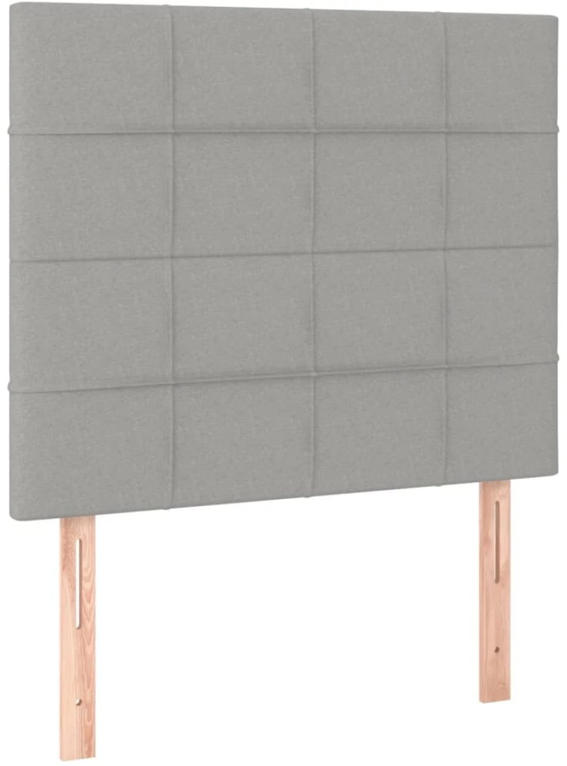 ΚΡΕΒΑΤΙ BOXSPRING ΜΕ ΣΤΡΩΜΑ ΑΝΟΙΧΤΟ ΓΚΡΙ 90X200 ΕΚ. ΥΦΑΣΜΑΤΙΝΟ 3137125