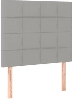 ΚΡΕΒΑΤΙ BOXSPRING ΜΕ ΣΤΡΩΜΑ ΑΝΟΙΧΤΟ ΓΚΡΙ 90X200 ΕΚ. ΥΦΑΣΜΑΤΙΝΟ 3137125