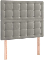ΚΡΕΒΑΤΙ BOXSPRING ΜΕ ΣΤΡΩΜΑ ΑΝΟΙΧΤΟ ΓΚΡΙ 120X200 ΕΚ. ΒΕΛΟΥΔΙΝΟ 3138073