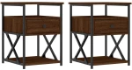 ΚΟΜΟΔΙΝΑ 2 ΤΕΜ. ΚΑΦΕ ΔΡΥΣ 40X42X55 ΕΚ. ΑΠΟ ΕΠΕΞΕΡΓΑΣΜΕΝΟ ΞΥΛΟ 826082