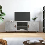 ΈΠΙΠΛΟ ΤΗΛΕΟΡΑΣΗΣ ΓΚΡΙ ΣΚΥΡΟΔΕΜΑΤΟΣ 150X30X50 ΕΚ. ΕΠΕΞ. ΞΥΛΟ 829072