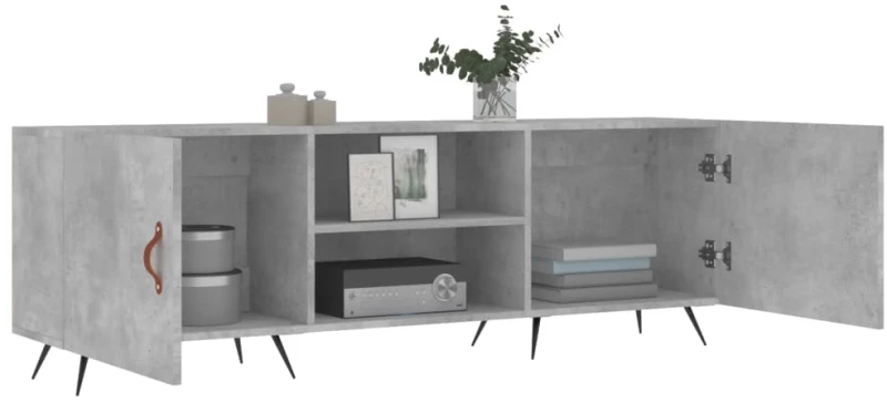ΈΠΙΠΛΟ ΤΗΛΕΟΡΑΣΗΣ ΓΚΡΙ ΣΚΥΡΟΔΕΜΑΤΟΣ 150X30X50 ΕΚ. ΕΠΕΞ. ΞΥΛΟ 829072