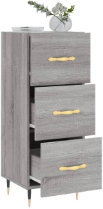 ΝΤΟΥΛΑΠΙ ΓΚΡΙ SONOMA 34,5X34X90 ΕΚ. ΑΠΟ ΕΠΕΞΕΡΓΑΣΜΕΝΟ ΞΥΛΟ 828586