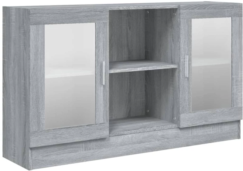 ΒΙΤΡΙΝΑ ΓΚΡΙ SONOMA 120X30,5X70 ΕΚ. ΑΠΟ ΕΠΕΞΕΡΓΑΣΜΕΝΟ ΞΥΛΟ 815628