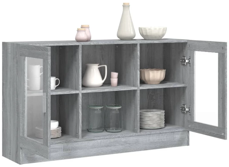 ΒΙΤΡΙΝΑ ΓΚΡΙ SONOMA 120X30,5X70 ΕΚ. ΑΠΟ ΕΠΕΞΕΡΓΑΣΜΕΝΟ ΞΥΛΟ 815628
