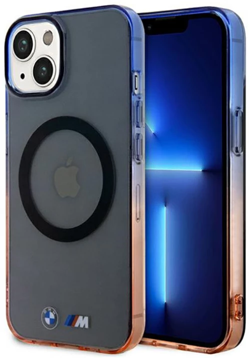 BMW Gradient Bumper MagSafe - Case for iPhone 14 (Grey)