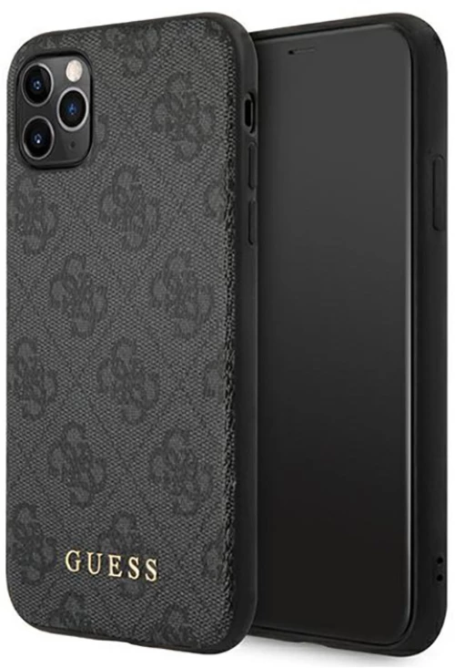Guess 4G Metal Gold Logo - Case for iPhone 11 Pro (Grey)