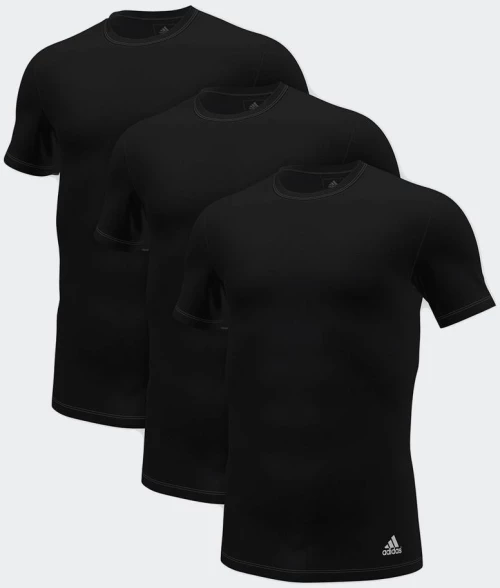 ADIDAS CREW NECK ACTIVE CORE COTTON T-SHIRT 3 PACK - 4A1M04-000