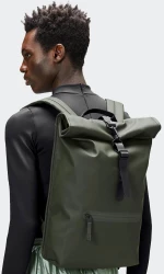 RAINS Rolltop Rucksack - 13320-GREEN