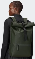 RAINS Rolltop Rucksack - 13320-GREEN