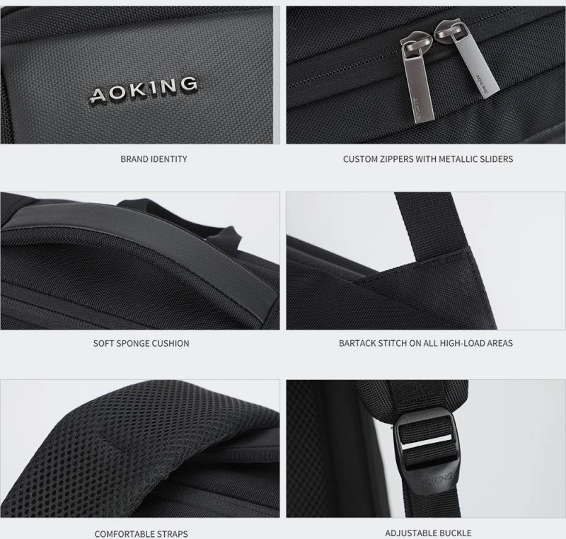 AOKING BACKPACK - SN2116-BLACK