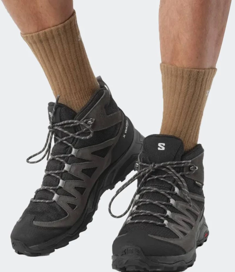SALOMON OUTDOOR SHOES X WARD LEATHER MID Gore-Tex - 471817