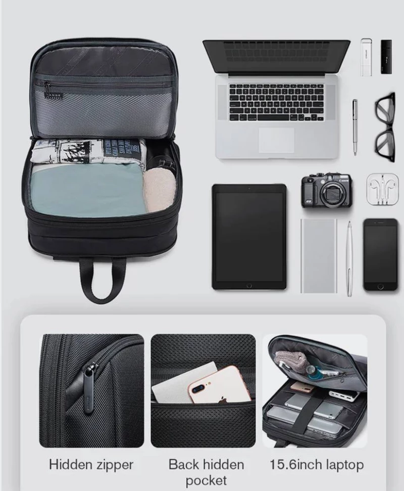 BANGE BACKPACK PLUS - 77115-BLACK