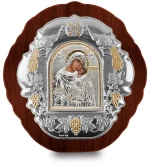Ασημένια εικόνα ΓΛΥΚΟΦΙΛΟΥΣΑ 22x21cm