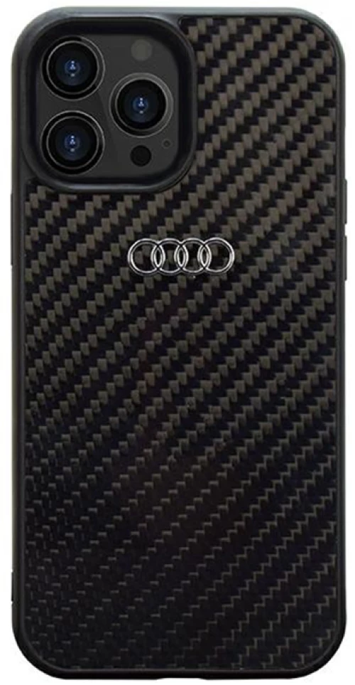 Audi Carbon Fiber - Case for iPhone 13 Pro Max (Black)