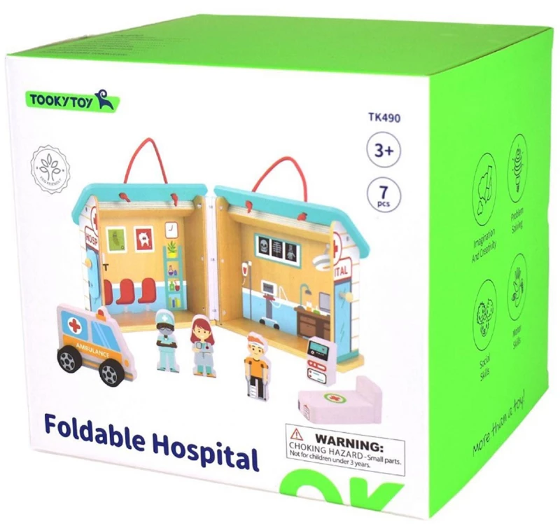 Ξύλινο βαλιτσάκι νοσοκομείο - Tooky Toy