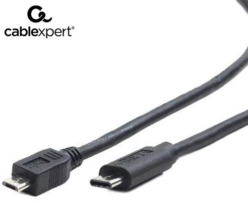 CABLEXPERT USB2.0 MICRO BM TO TYPE C CABLE (MICRO BM/CM) 1,8m