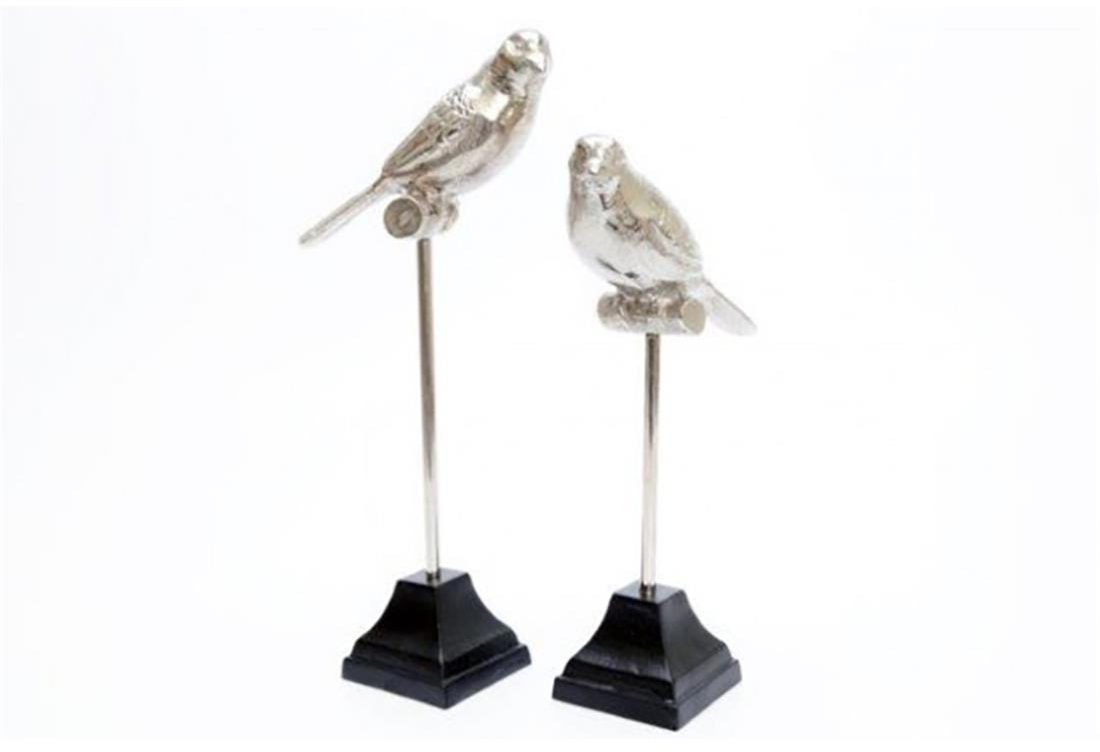 Πουλιά αλουμίνιο σε στάντ σ/2(26+30εκ. )