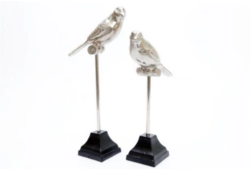 Πουλιά αλουμίνιο σε στάντ σ/2(26+30εκ. )
