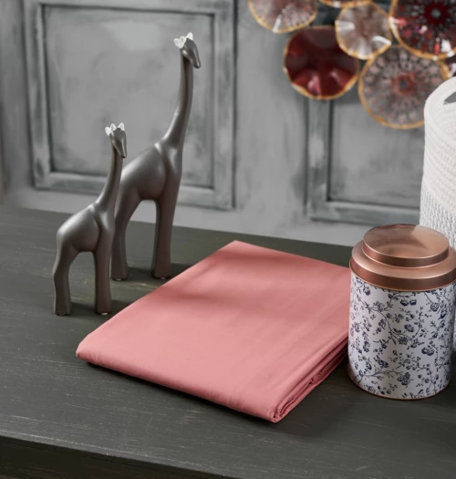 Σεντόνια Σετ  Μονόχρωμα Power Nap - Dusty Pink, Υπέρδιπλο (2x 225x240 + 2 μαξ. 50x70)