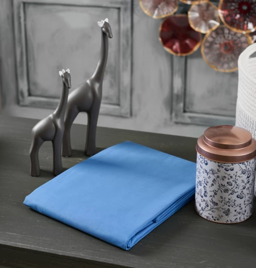 Σεντόνια Σετ  Μονόχρωμα Power Nap - Malibu Blue, Υπέρδιπλο (2x 225x240 + 2 μαξ. 50x70)