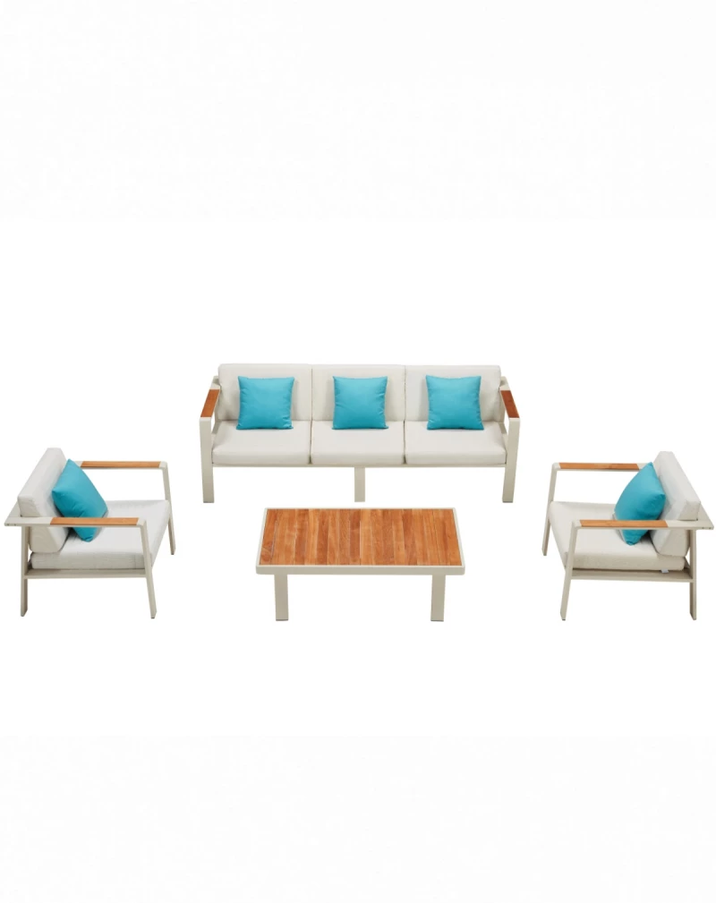 Nofi-3 Lounge Set - Αλουμίνιο